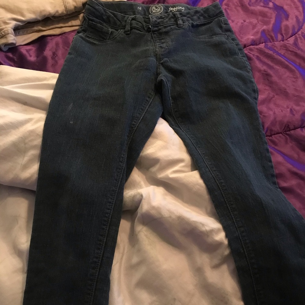 Justice jeggings size 16 (juniors!)